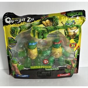 Teenage Mutant Ninja Turtles Heroes of Goo Jit Zu 2-Pack Leonardo and Raphael